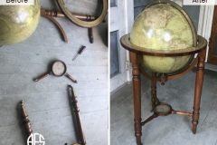Antique Art Vintage stand Statue globe frame accessory repair re-glue restore put together broken cracked item fix