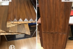 Broken in half furniture Door Wooden Panel Crack Repair repair gluing together restore