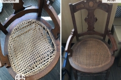 Cane replacing caning re-cane chair furniture seat back canning furniture
