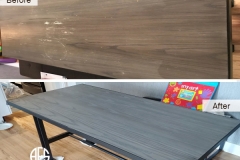 Desk Table Furniture Colro change painting refinishing