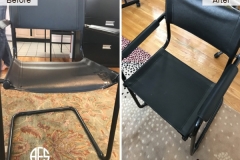 Eames Knoll Leather Chair Repair Replacement seat arm back repair