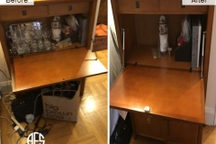 Furniture Desk Drop down door repair restoration hardware replacement hinge slow arm supports