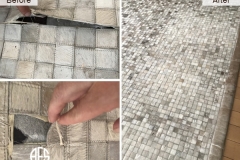 Rug Restoration Cleaning cow hide hair horse zebra tile repair replace restoration edging stitching re-sizing fix pick up delivery on-site