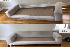 Sofa Couch Disassembly Assembly Take Apart moving fit upholstered fabric remove arm back seat