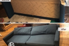 Sofa Couch disassembly reassembly moving fit issue problem to pass through disassembling assembling service emergency
