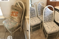 chair cushions seat and back re-upholstery padding replacement dining set improvement