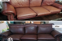 leather sofa color change restoration dyeing  matching repair discoloration faded peeling material