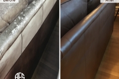 leather vinyl sun light uv discoloration faded color dye repair dyeing painting restoring upholstery